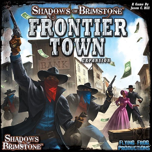 Shadows of Brimstone: Frontier Town Expansion board game cover