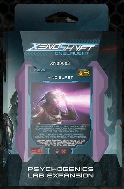 XenoShyft: Psychogenics Lab Expansion board game cover