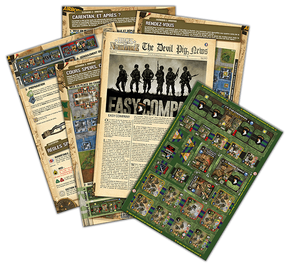 Heroes of Normandie: Gazette #3 board game cover