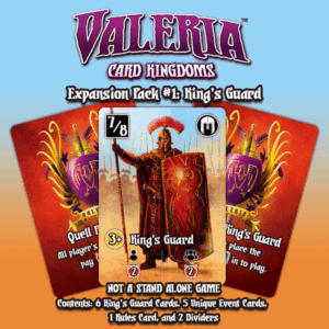 Valeria: Card Kingdoms – Expansion Pack #01: King’s Guard board game cover
