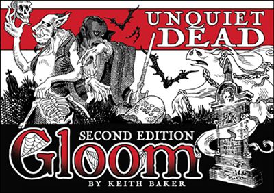 Gloom: Unquiet Dead board game cover