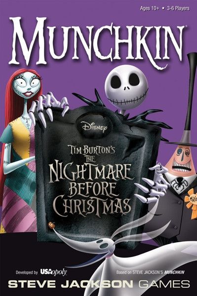 Munchkin: The Nightmare Before Christmas board game cover