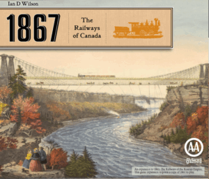 1867: The Railways of Canada board game cover