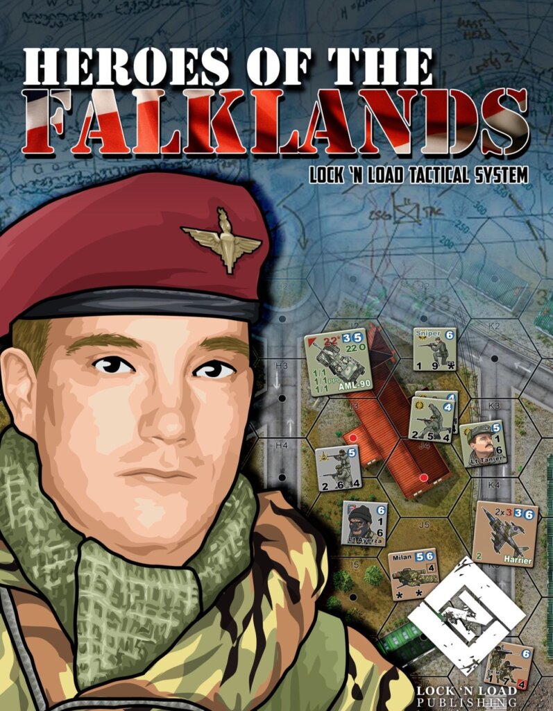 Lock ‘n Load Tactical: Heroes of the Falklands board game cover