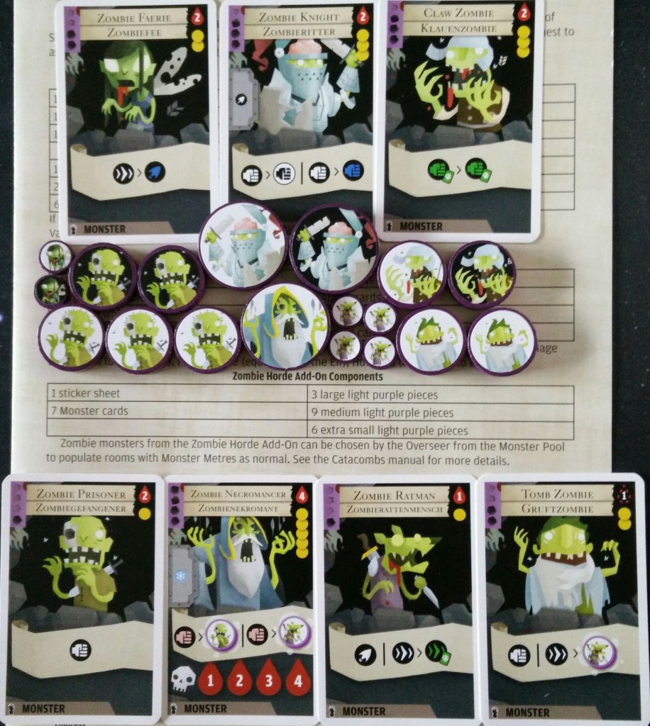 Catacombs: Zombie Horde board game cover