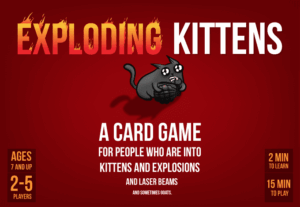 Exploding Kittens board game cover