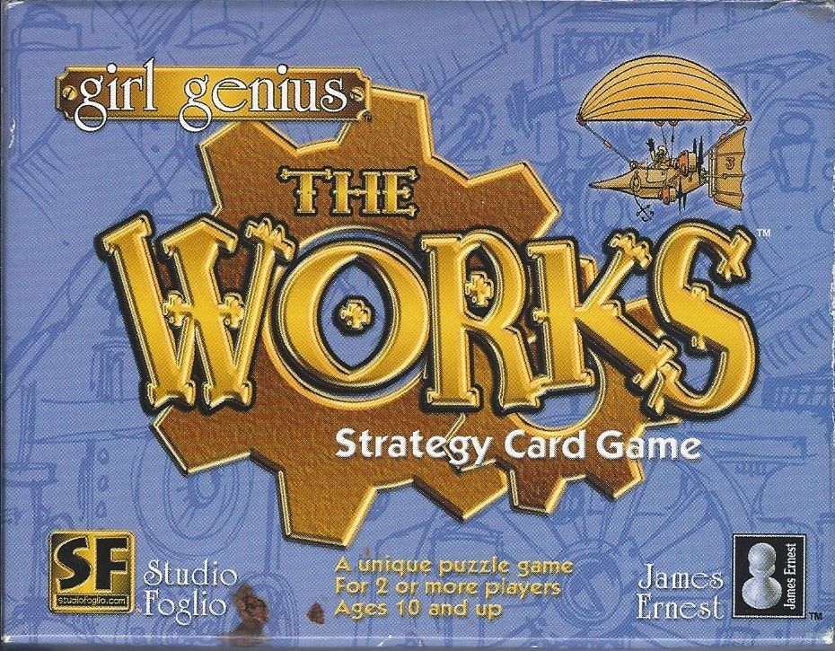Girl Genius: The Works board game cover