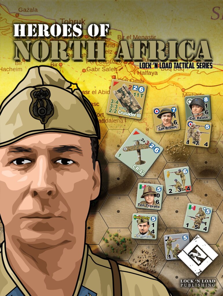 Lock ‘n Load Tactical: Heroes of North Africa board game cover