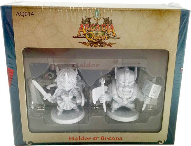 Arcadia Quest: Haldor & Brenna board game cover