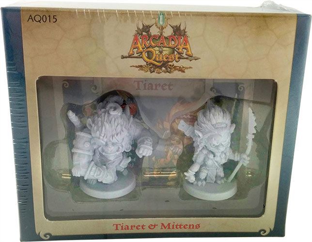 Arcadia Quest: Tiaret & Mittens board game cover