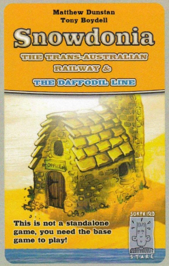 Snowdonia: Trans-Australian Railway & The Daffodil Line board game cover