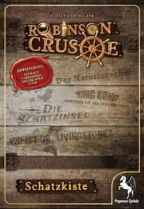 Robinson Crusoe: Schatzkiste board game cover