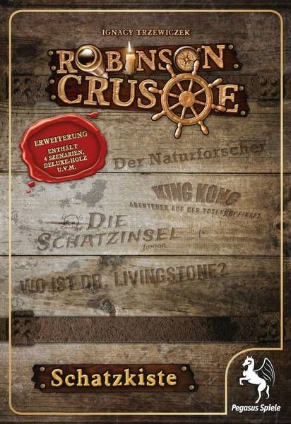 Robinson Crusoe: Schatzkiste board game cover