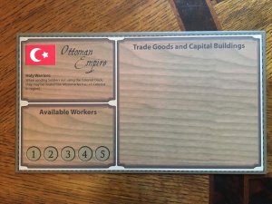 Empires: Age of Discovery – Ottoman Player Board and Gold Figures board game cover