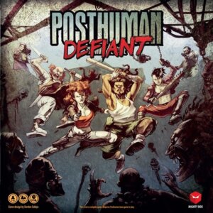 Posthuman: Defiant Expansion board game cover