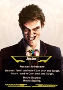Coup: Jester Promo Card board game cover
