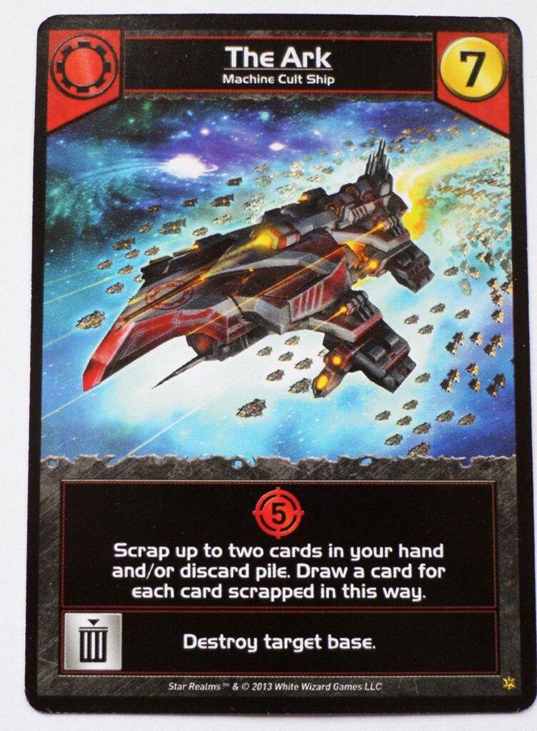 Star Realms: The Ark Promo Card board game cover
