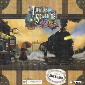 Trains and Stations board game cover
