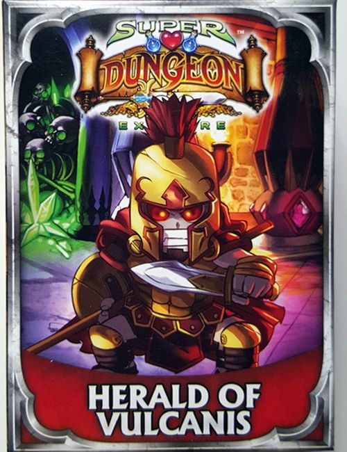 Super Dungeon Explore: Herald of Vulcanis board game cover