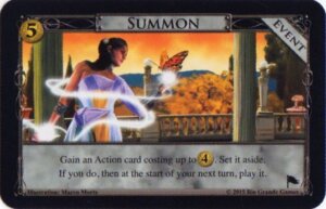 Dominion: Summon Promo Card board game cover