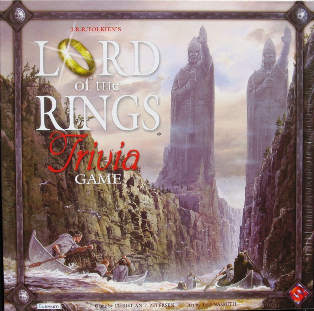 Lord of the Rings Trivia Game board game cover