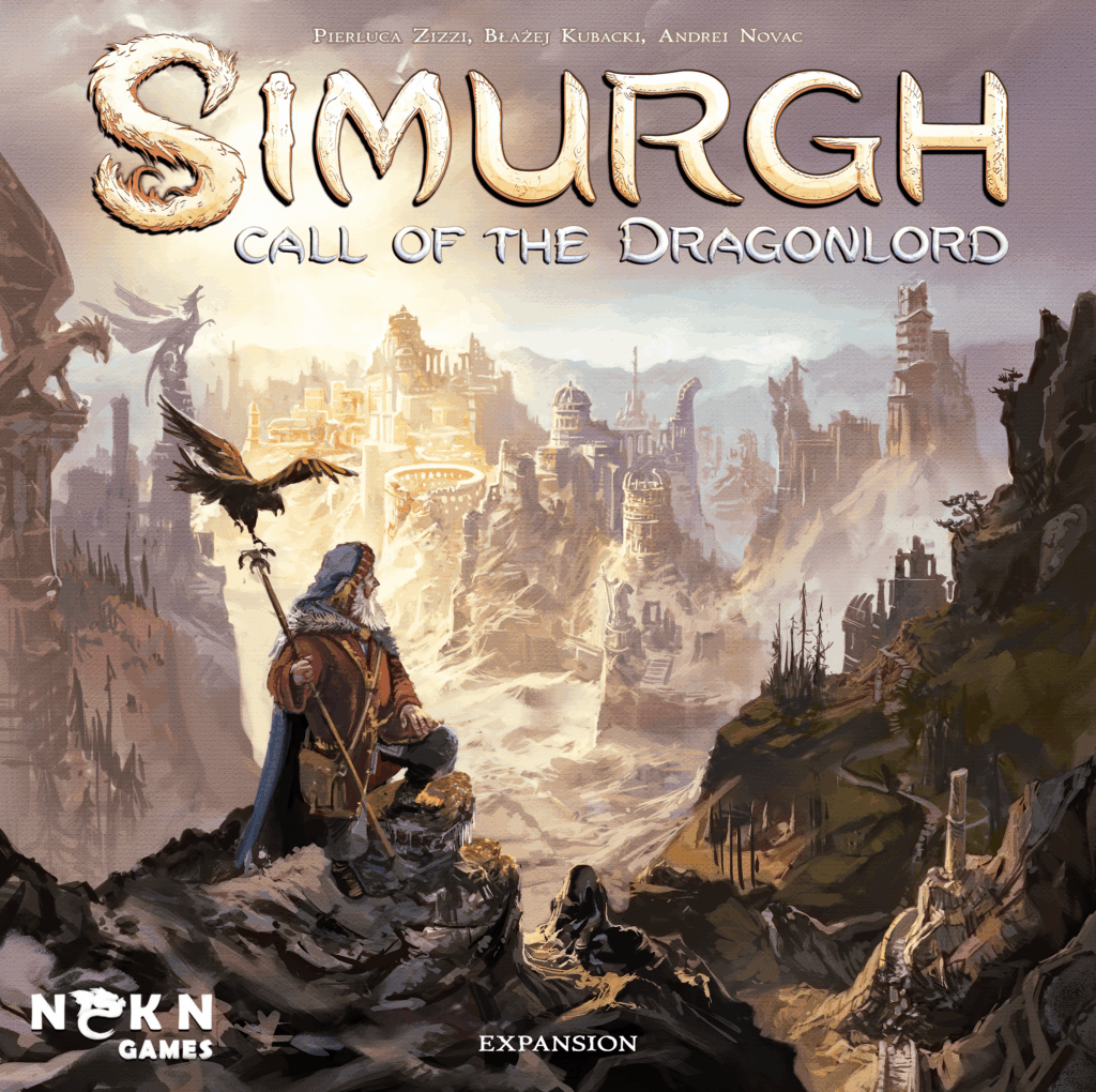 Simurgh: Call of the Dragonlord board game cover