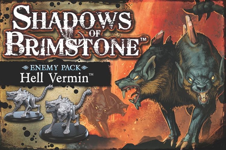 Shadows of Brimstone: Hell Vermin Enemy Pack board game cover