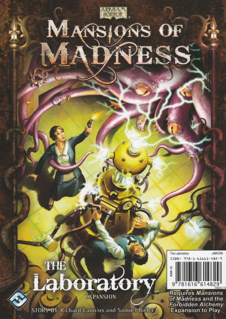 Mansions of Madness: The Laboratory board game cover