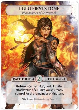 Ashes: Lulu Firststone Promo Card board game cover