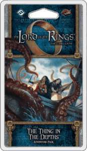 The Lord of the Rings: The Card Game – The Thing in the Depths board game cover