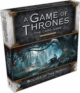 A Game of Thrones: The Card Game (Second Edition) – Wolves of the North board game cover