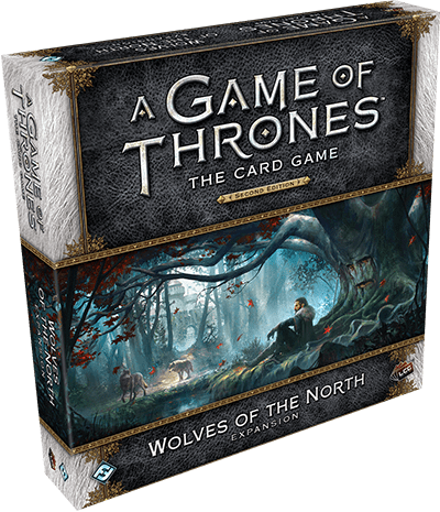 A Game of Thrones: The Card Game (Second Edition) – Wolves of the North board game cover