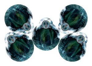 Abyss: Key Monster Tokens board game cover