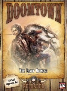 Doomtown: Reloaded – The Light Shineth board game cover