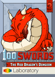 100 Swords: The Red Dragon’s Dungeon board game cover