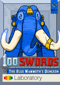 100 Swords: The Blue Mammoth’s Dungeon board game cover