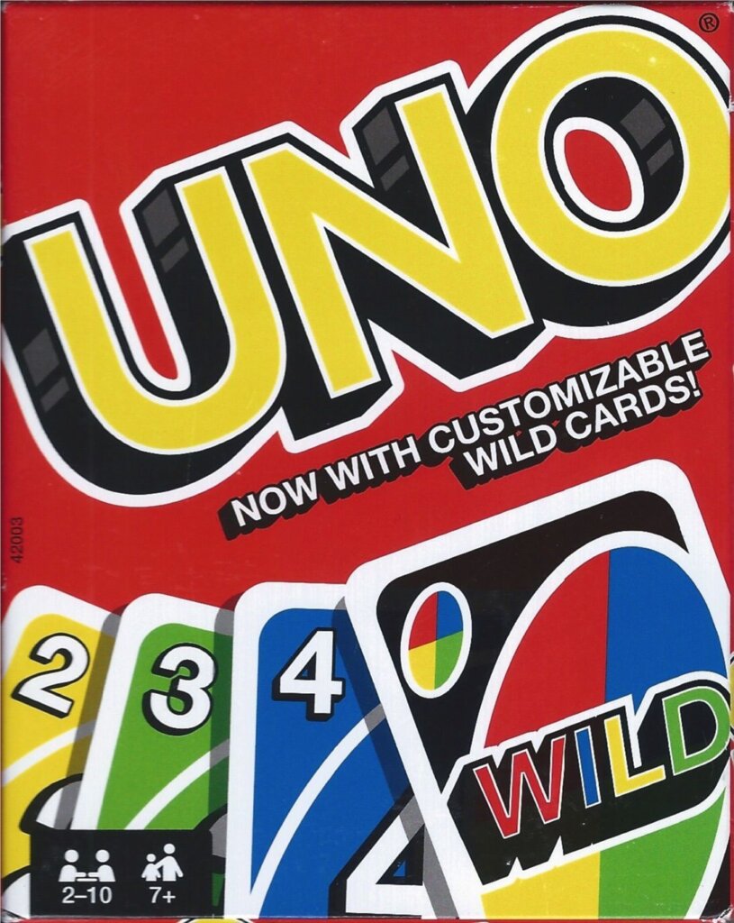 UNO: With Customizable Wild Cards board game cover