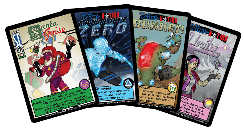 Sentinels of the Multiverse: 2015 Holiday Promo Pack board game cover