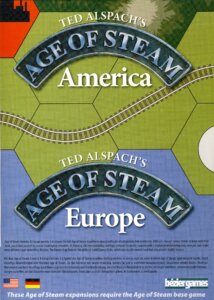 Age of Steam Expansion: America / Europe board game cover
