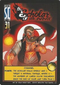 Sentinels of the Multiverse: Scholar of the Infinite Promo Card board game cover