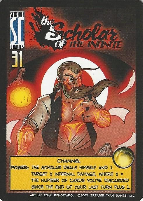 Sentinels of the Multiverse: Scholar of the Infinite Promo Card board game cover