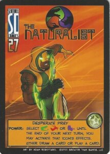 Sentinels of the Multiverse: The Hunted Naturalist Promo Card board game cover
