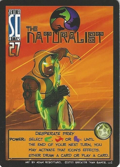 Sentinels of the Multiverse: The Hunted Naturalist Promo Card board game cover