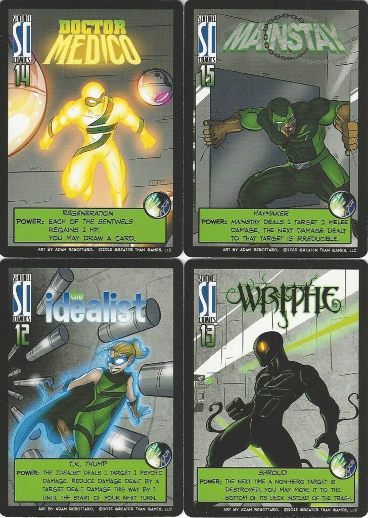 Sentinels of the Multiverse: The Adamant Sentinels Promo Pack board game cover