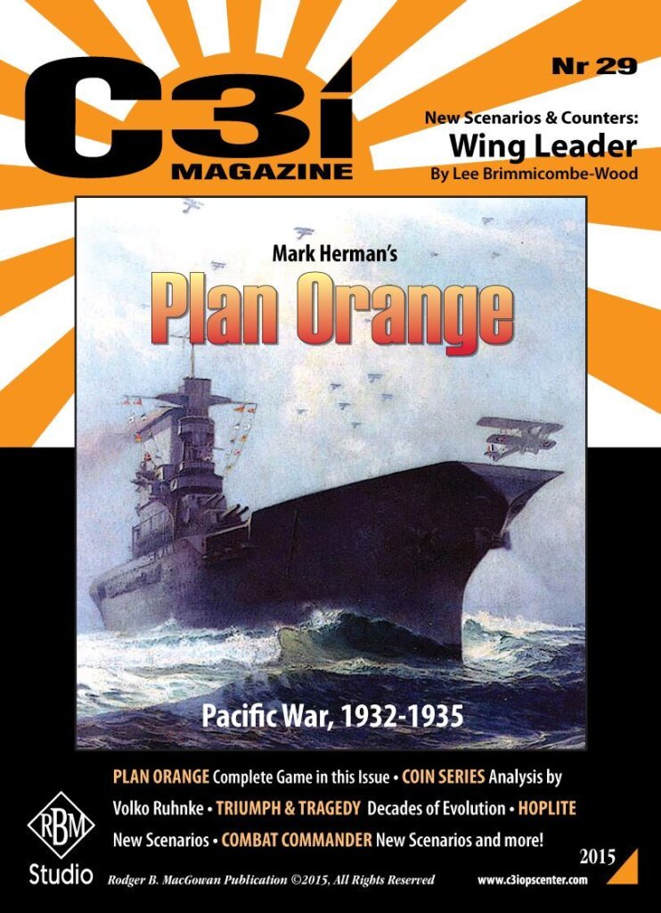 Plan Orange: Pacific War 1932-1935 board game cover