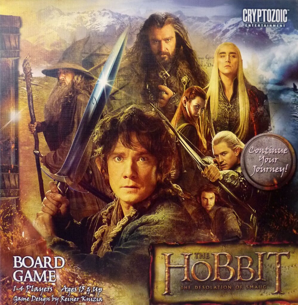 The Hobbit: The Desolation of Smaug board game cover