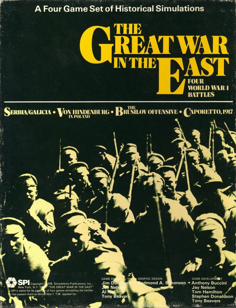 The Great War in the East: Four World War 1 Battles board game cover