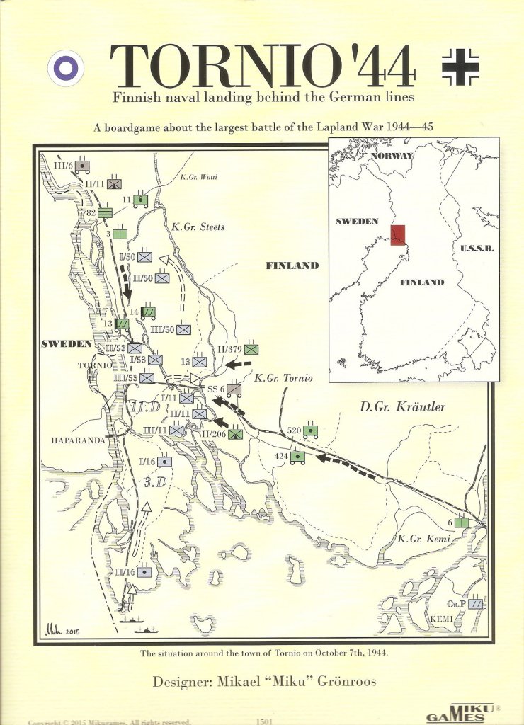 Tornio ’44 board game cover