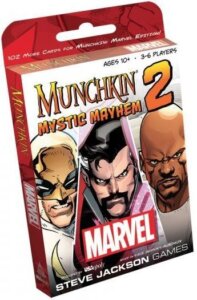 Munchkin Marvel 2: Mystic Mayhem board game cover