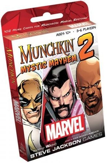 Munchkin Marvel 2: Mystic Mayhem board game cover